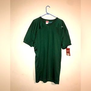 Rawlings Green Football Jersey Adult XL Elastic Cuff Mesh #FJ55FE NEW